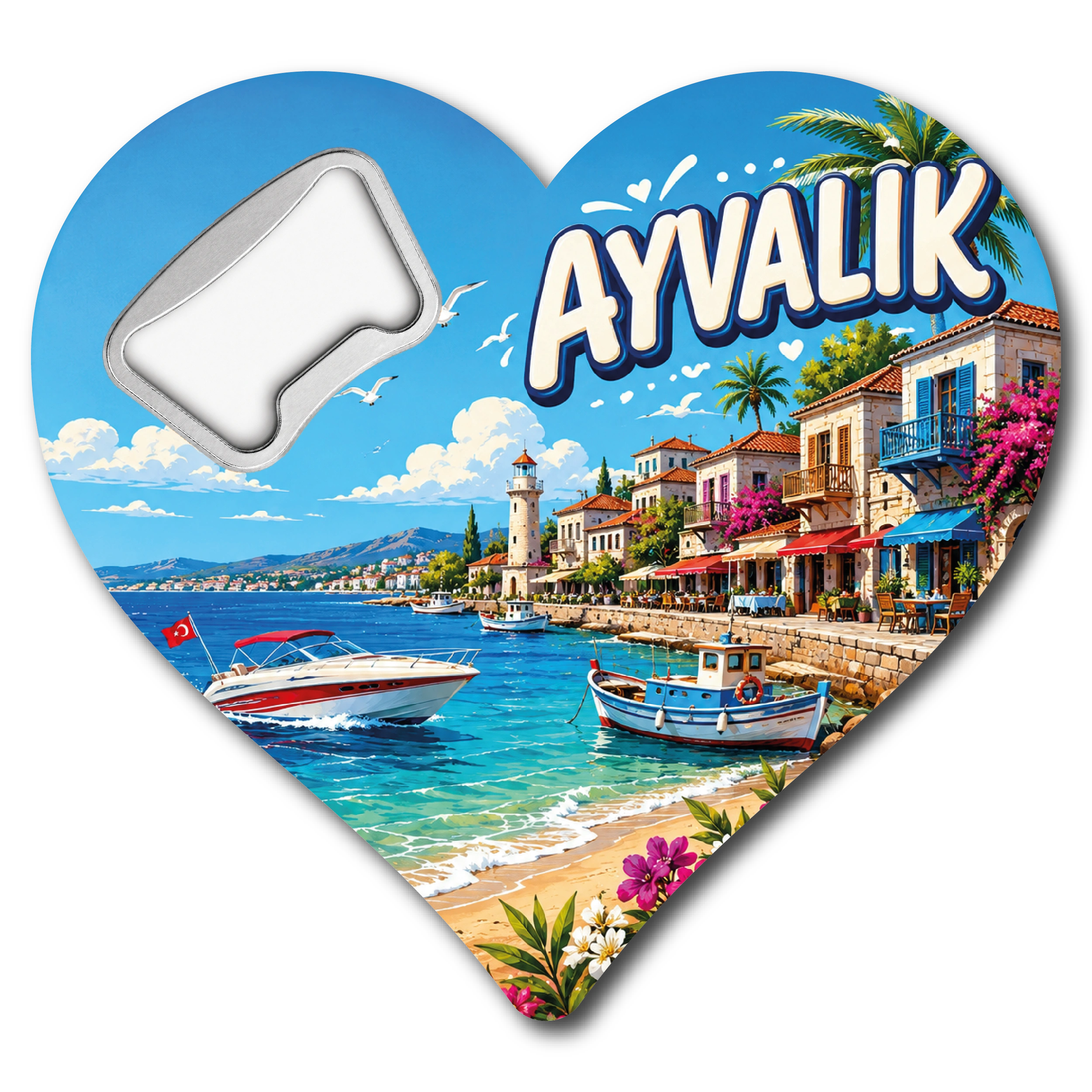 Balıkesir Kalp 01 magnetli şişe açacağı, TrendMagnets