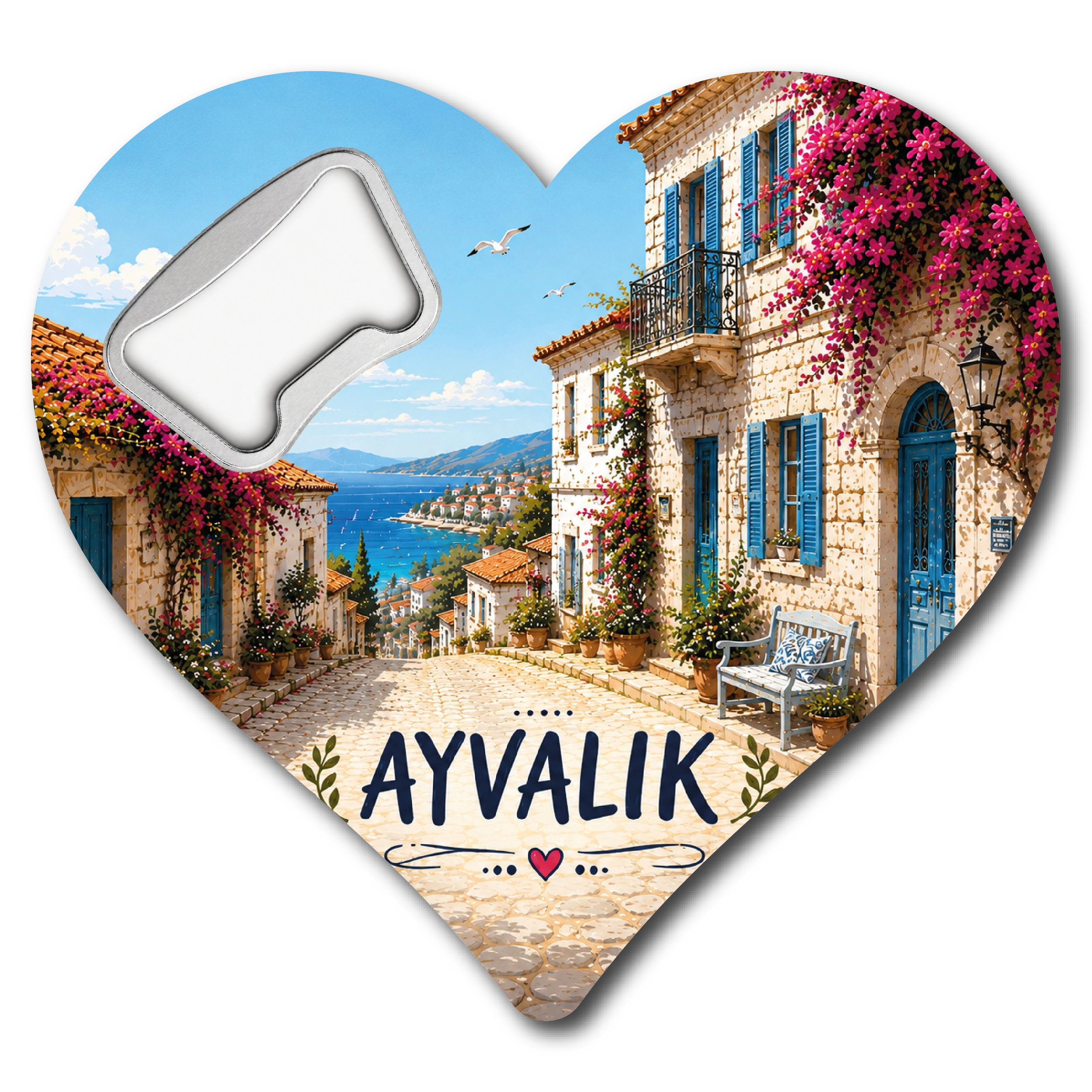 Balıkesir Kalp 02 magnetli şişe açacağı, TrendMagnets