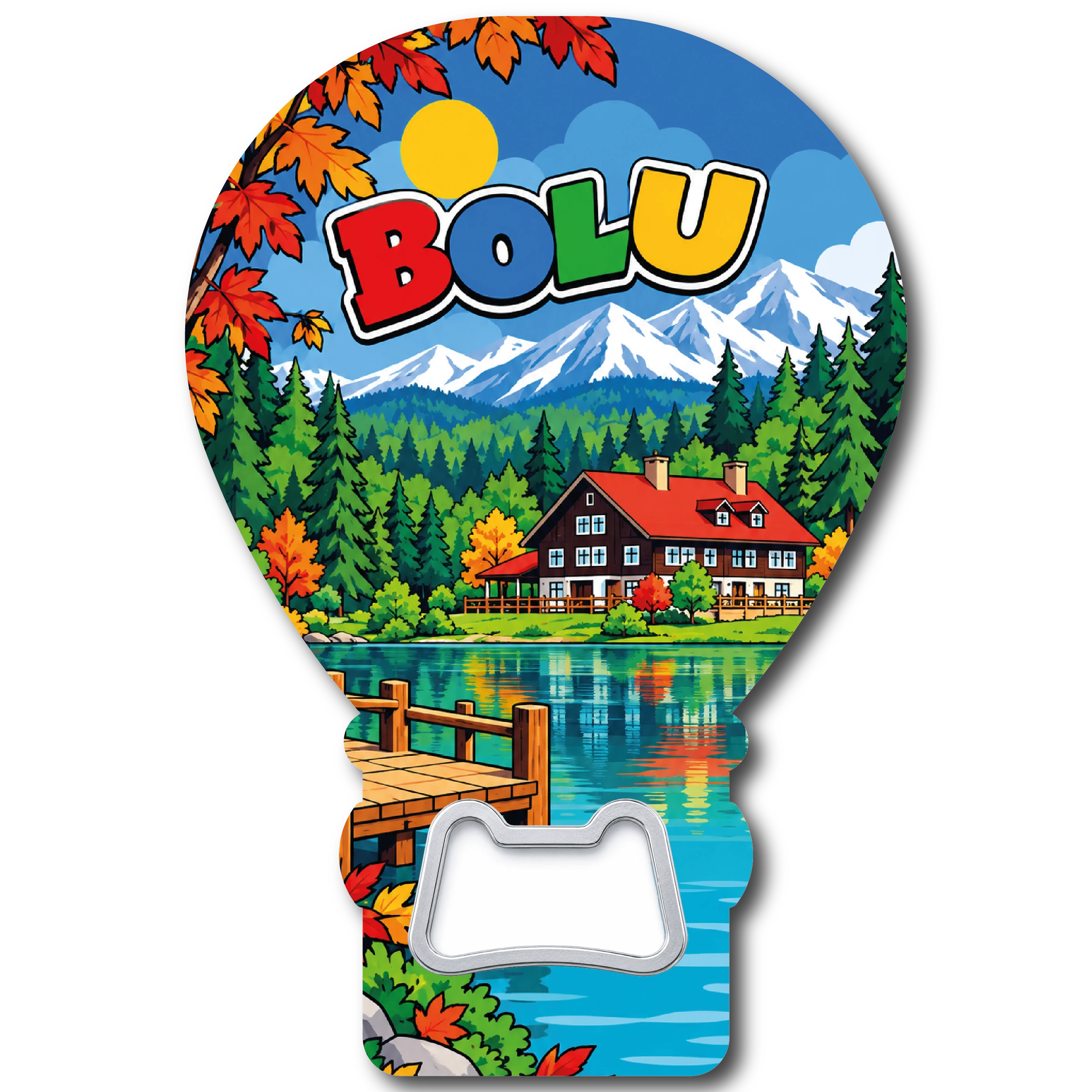 Bolu Balon 01 magnetli şişe açacağı, TrendMagnets