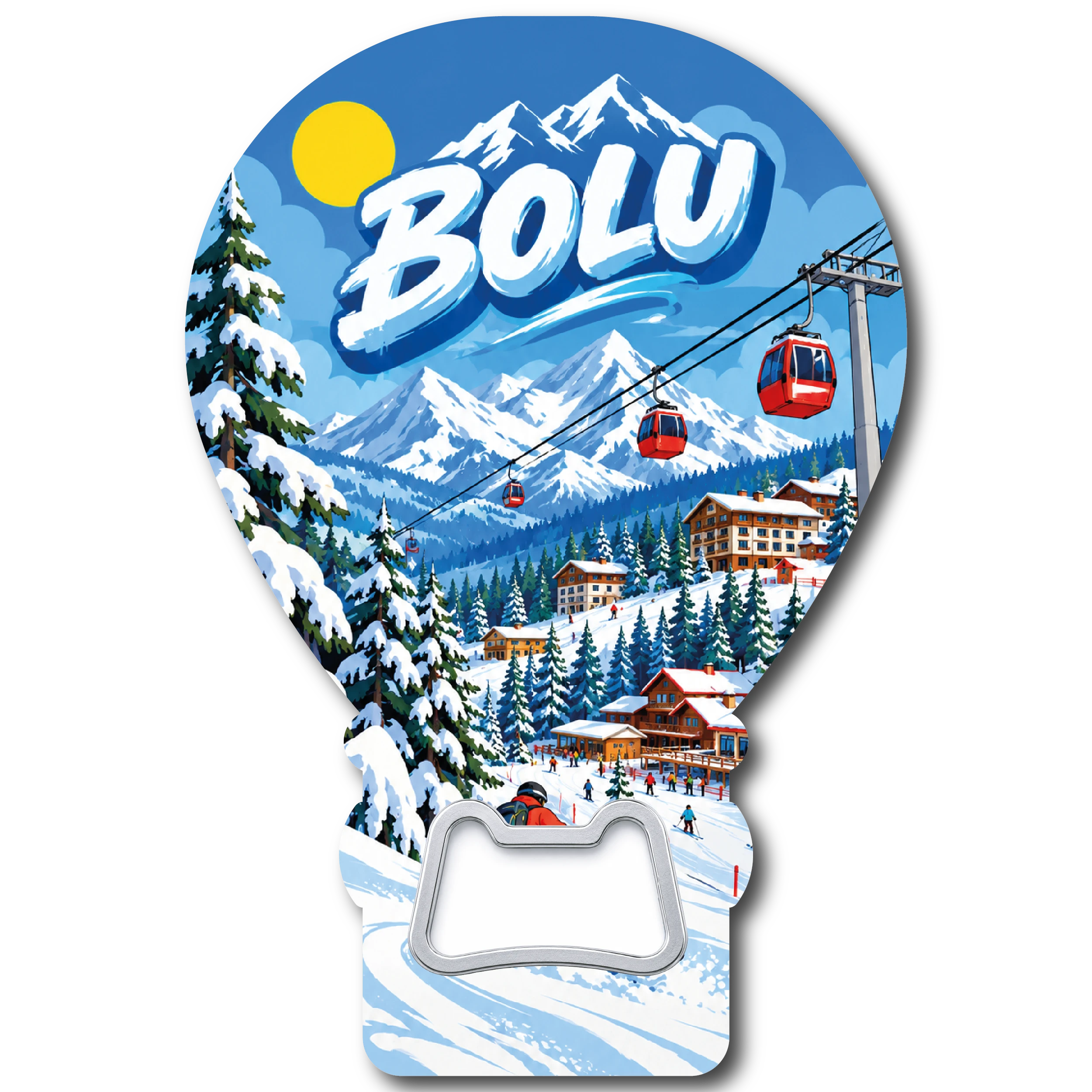 Bolu Balon 02 magnetli şişe açacağı, TrendMagnets