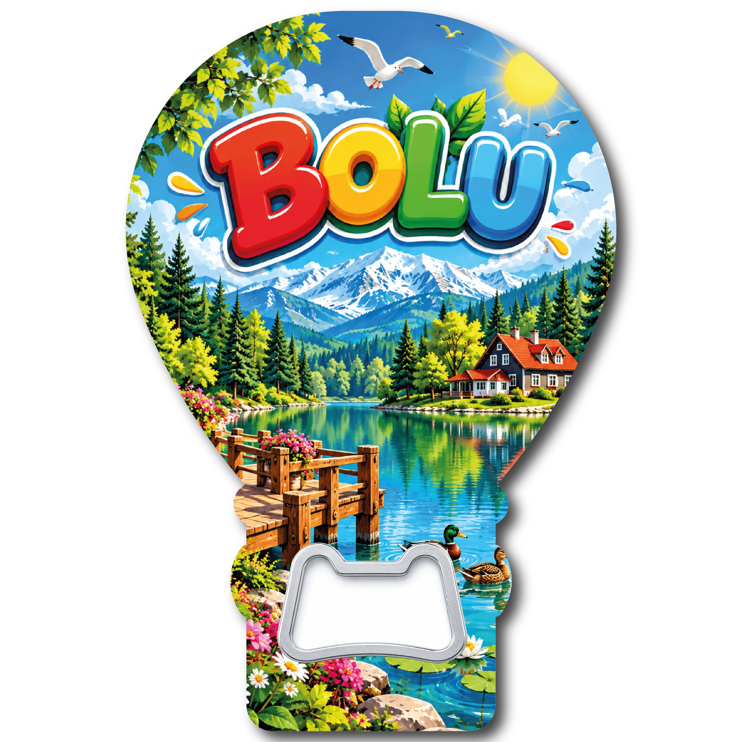 Bolu Balon 05 magnetli şişe açacağı, TrendMagnets