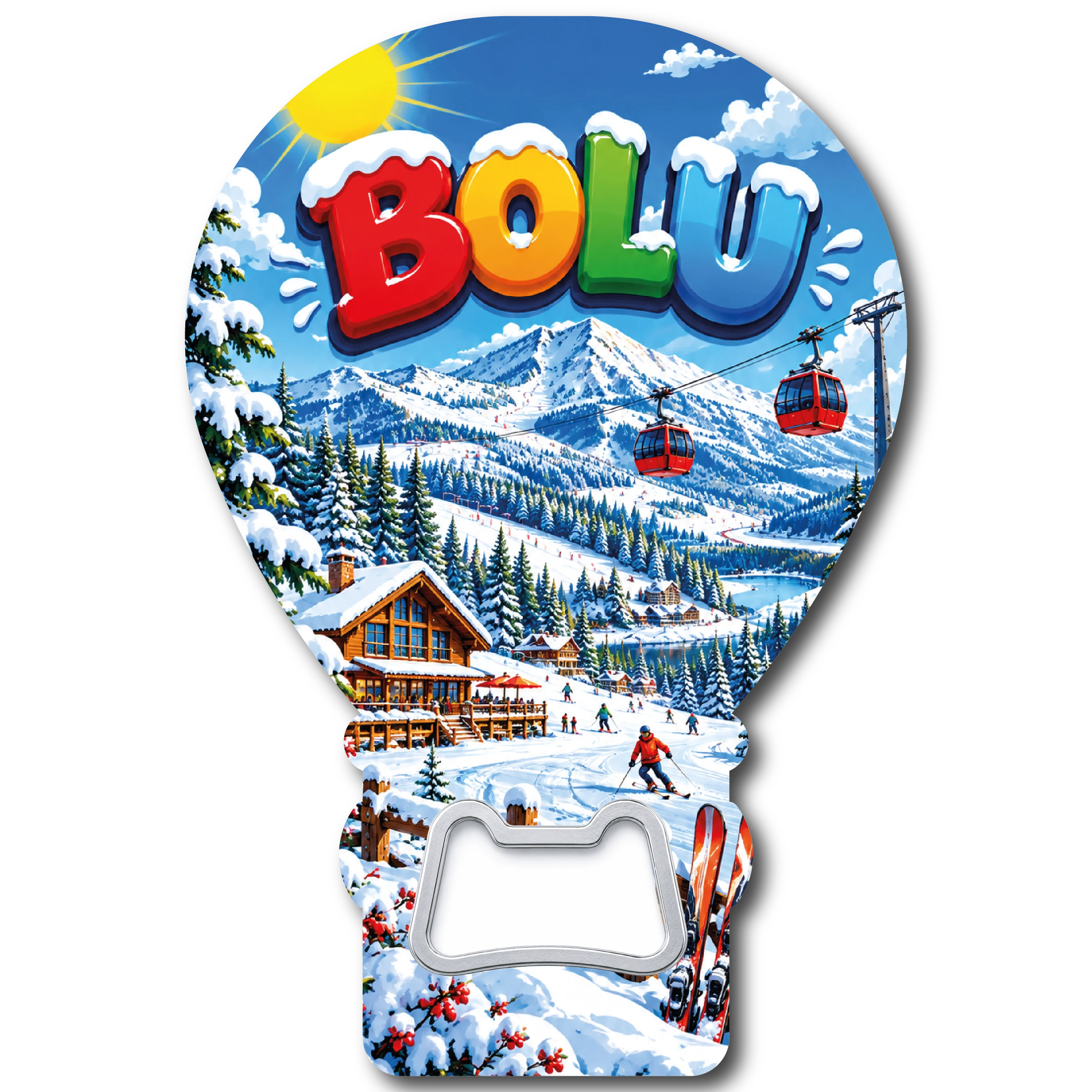Bolu Balon 06 magnetli şişe açacağı, TrendMagnets