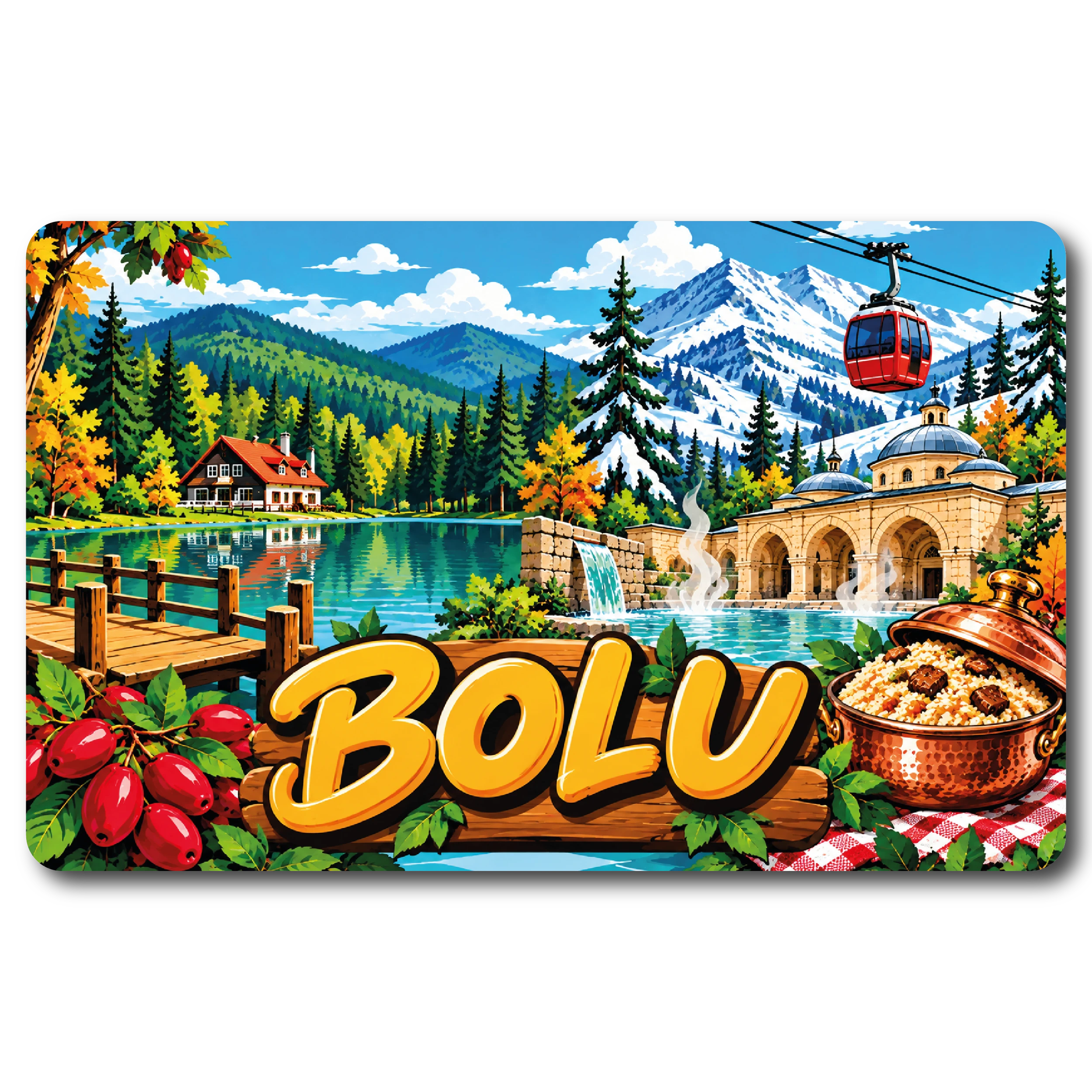 Bolu Düz 08 magnet modeli, TrendMagnets