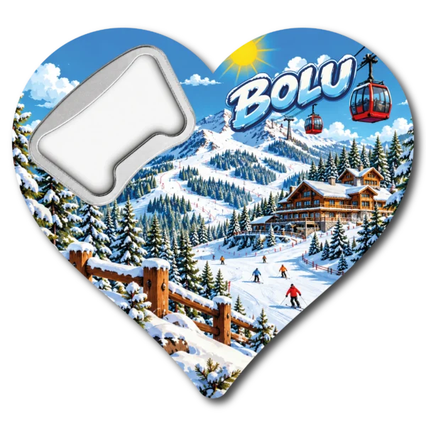 Bolu Kalp 03 magnetli şişe açacağı, TrendMagnets