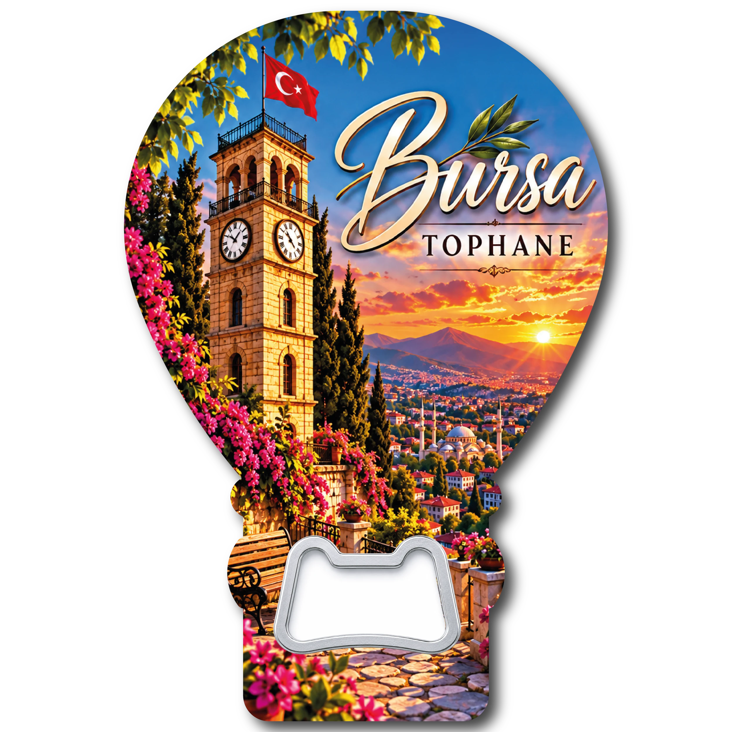 Bursa Balon 03 magnetli şişe açacağı, TrendMagnets