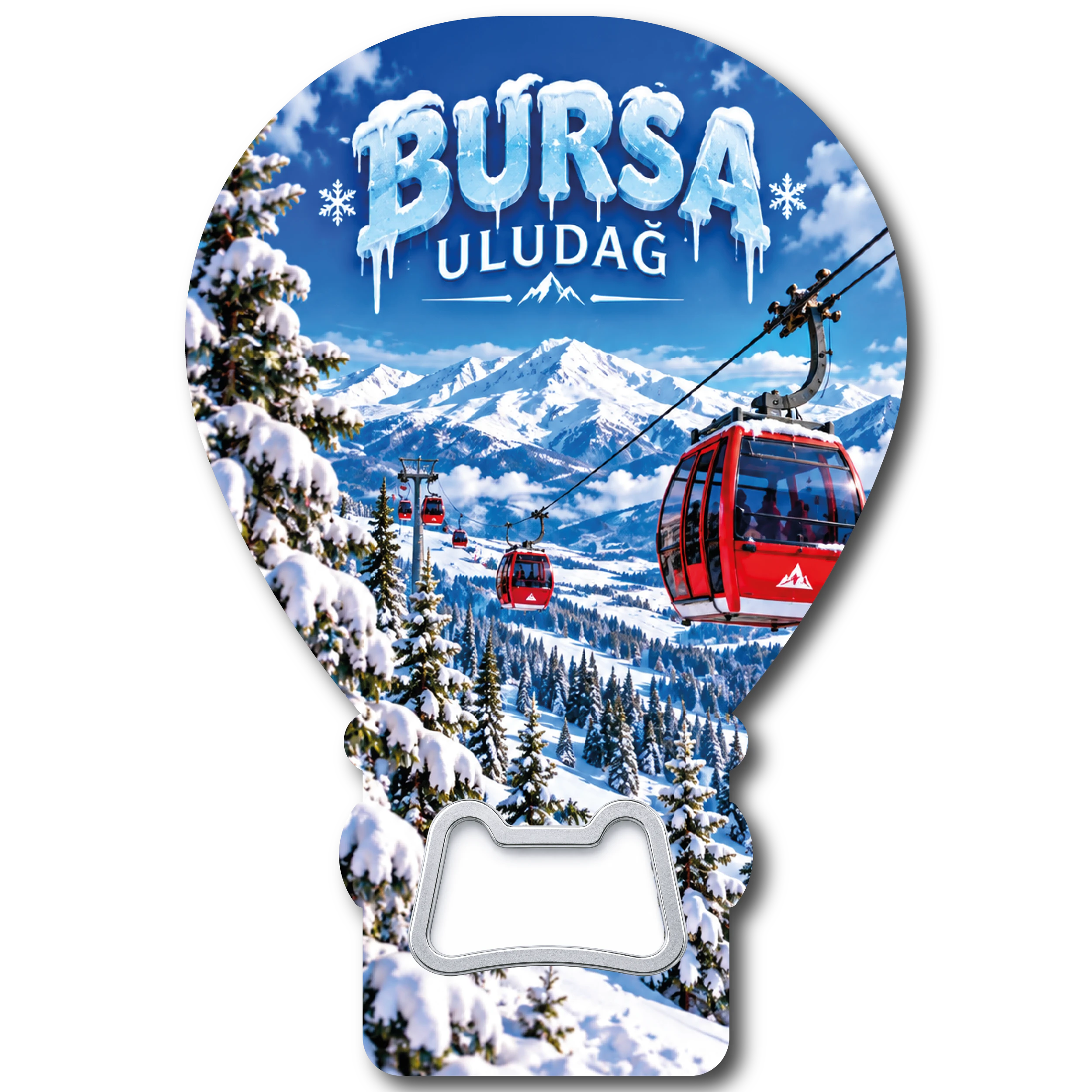 Bursa Balon 05 magnetli şişe açacağı, TrendMagnets