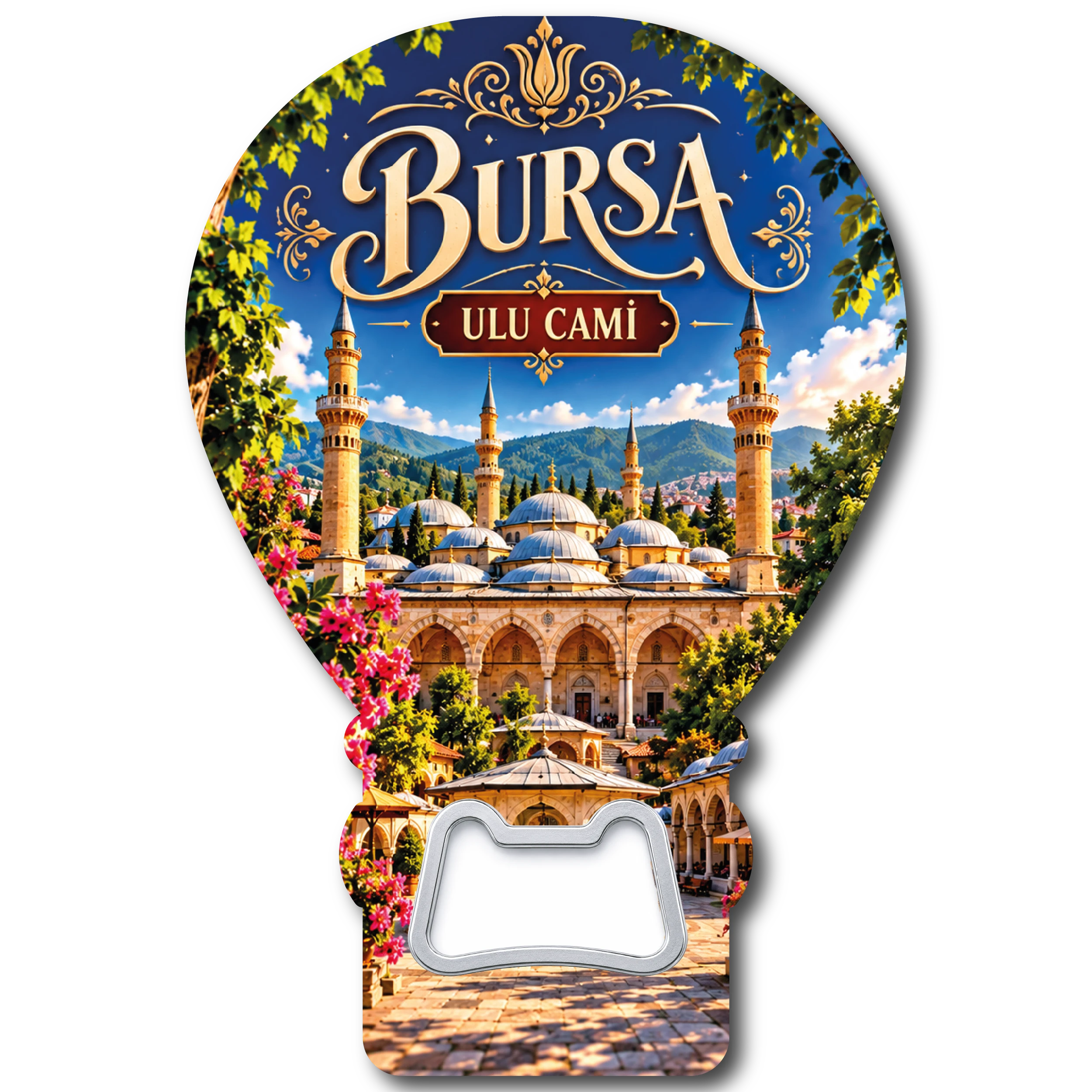 Bursa Balon 08 magnetli şişe açacağı, TrendMagnets