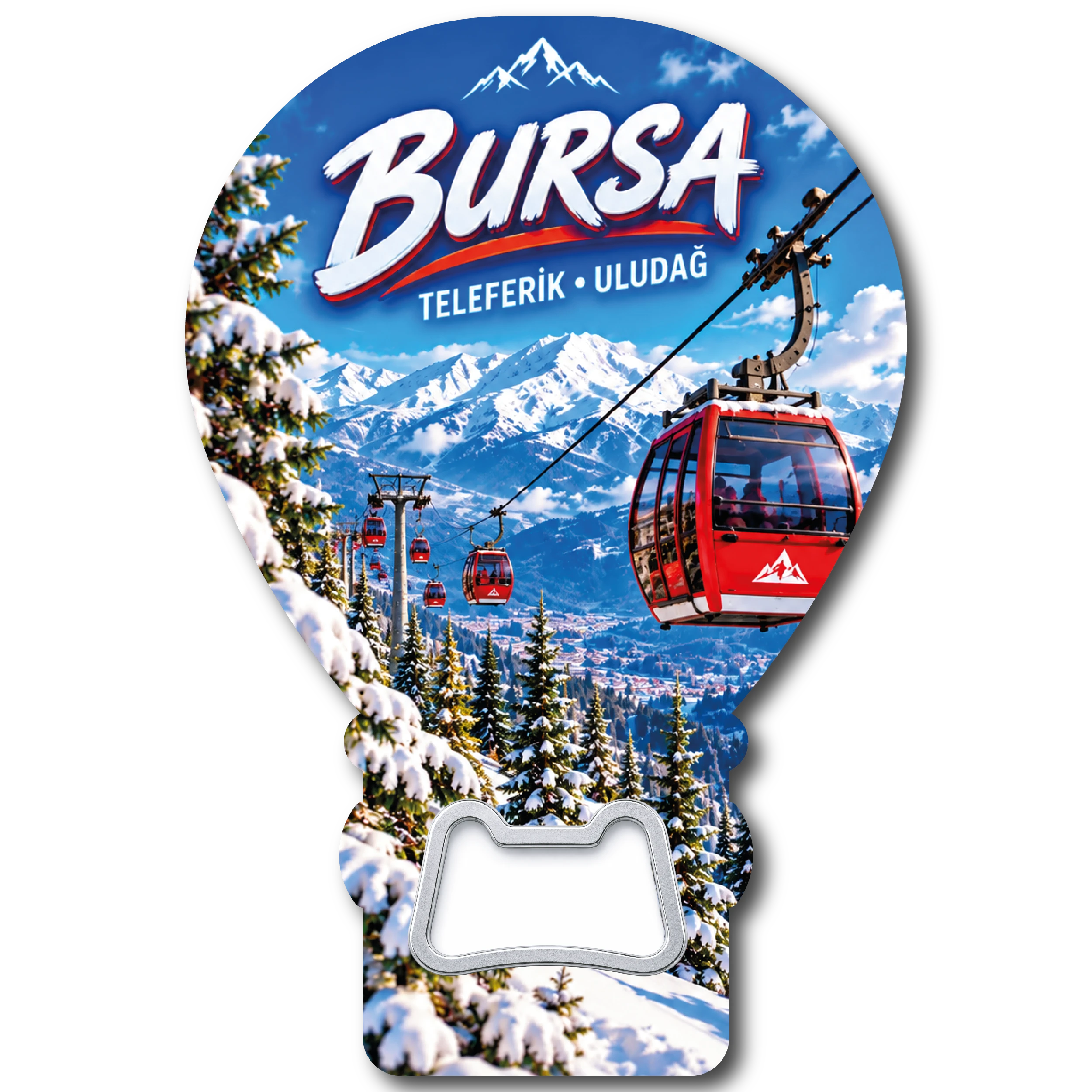Bursa Balon 09 magnetli şişe açacağı, TrendMagnets