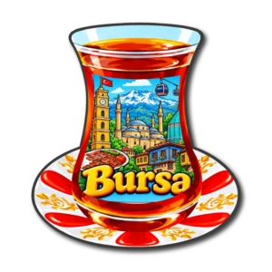 Bursa Çay Bardağı 01 magnet modeli, TrendMagnets