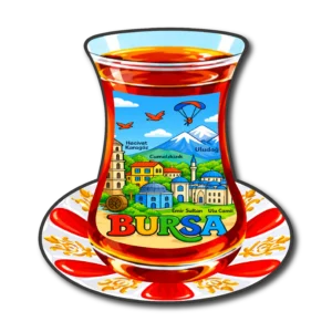 Bursa Çay Bardağı 02 magnet modeli, TrendMagnets