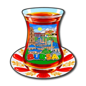 Bursa Çay Bardağı 04 magnet modeli, TrendMagnets