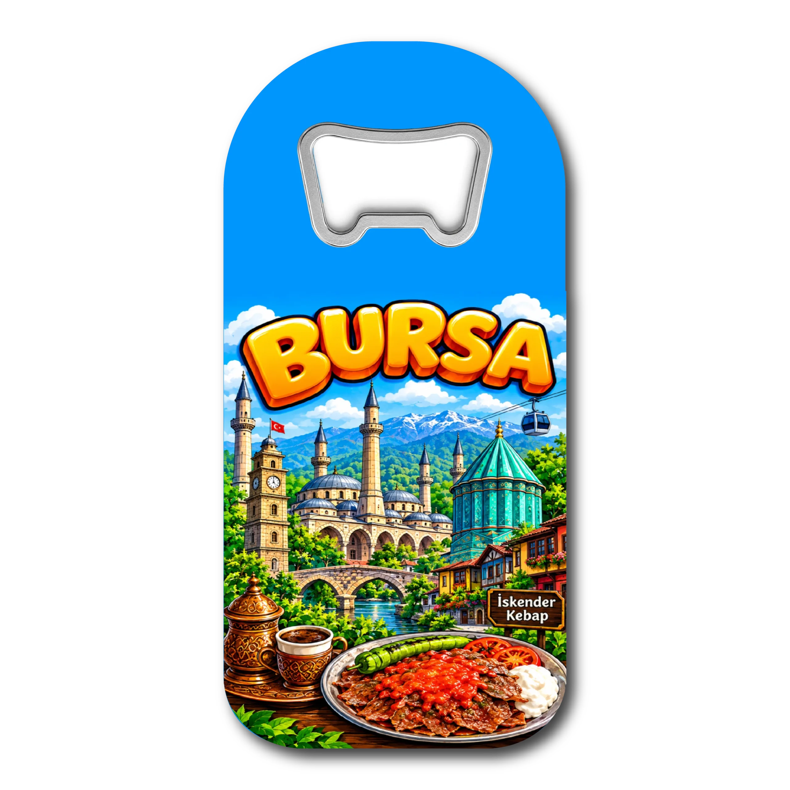Bursa Dik 04 magnetli şişe açacağı, TrendMagnets