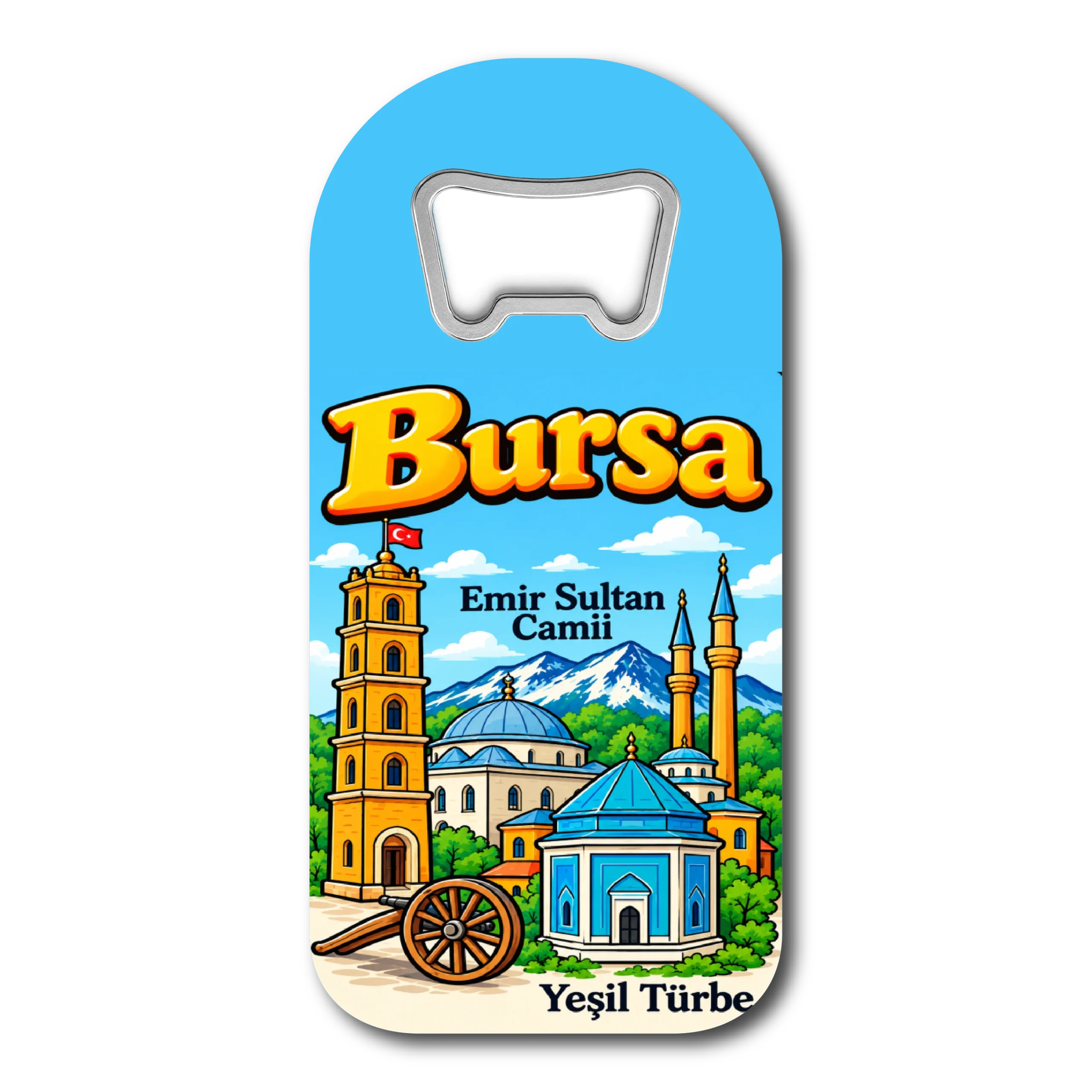 Bursa Dik 08 magnetli şişe açacağı, TrendMagnets