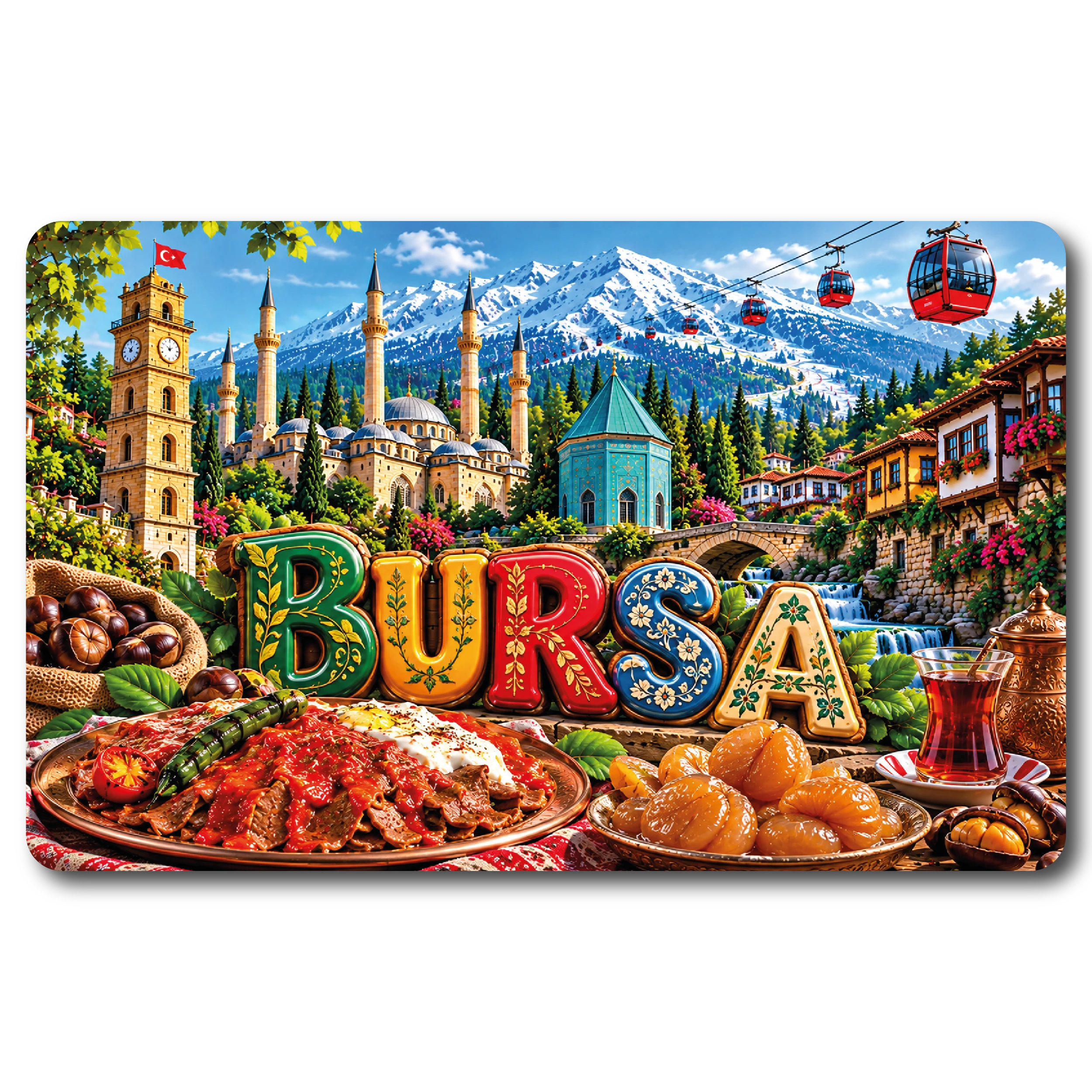 Bursa Düz 11 magnet modeli, TrendMagnets