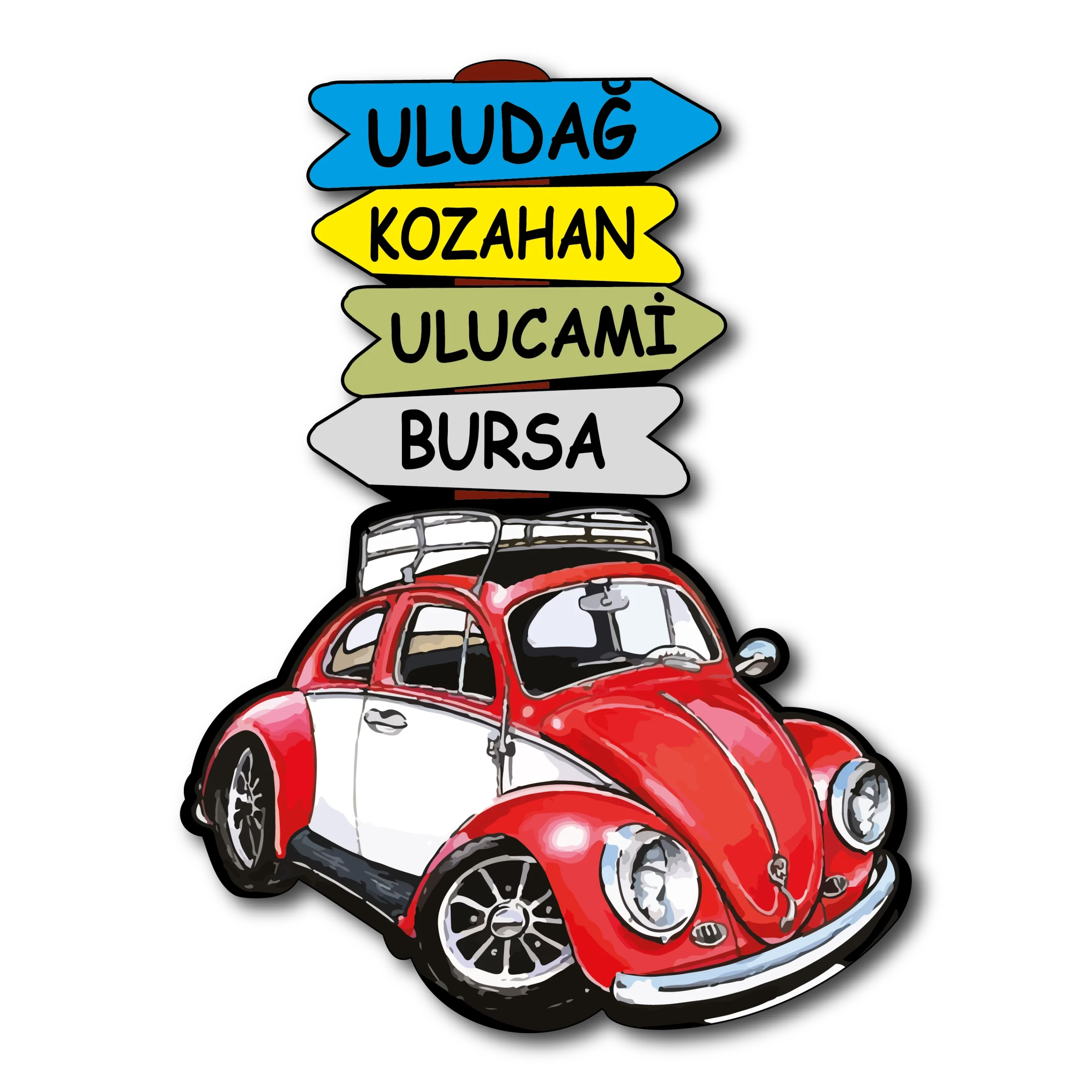 Bursa Vosvos 02 magnet modeli, TrendMagnets