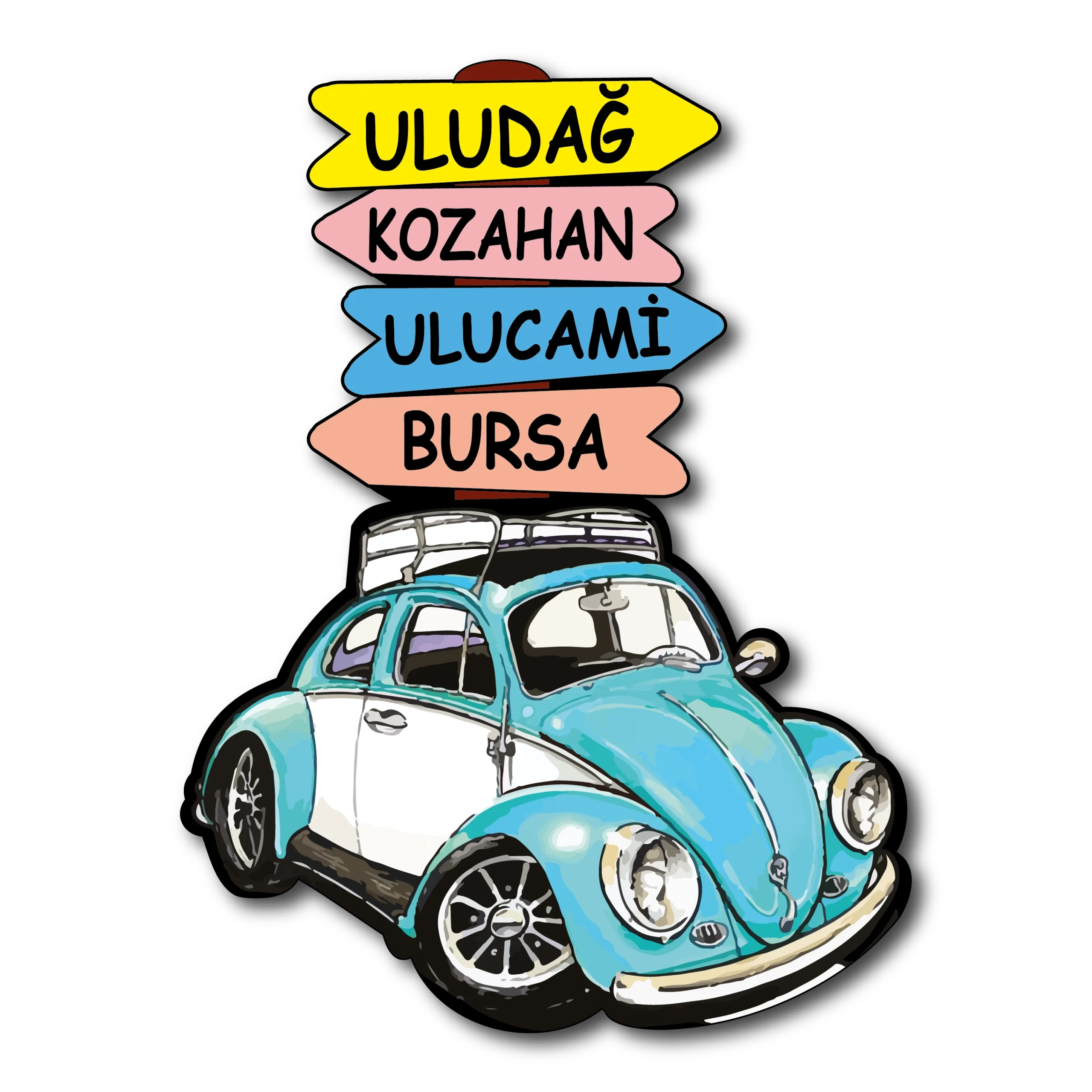 Bursa Vosvos 03 magnet modeli, TrendMagnets