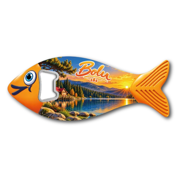 Bolu Balık 01 magnetli şişe açacağı, TrendMagnets