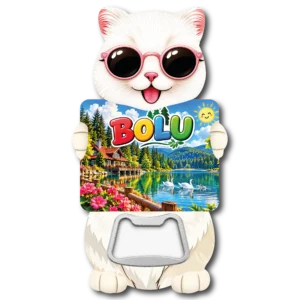 Bolu Kedi Acacak 01 magnetli şişe açacağı, TrendMagnets