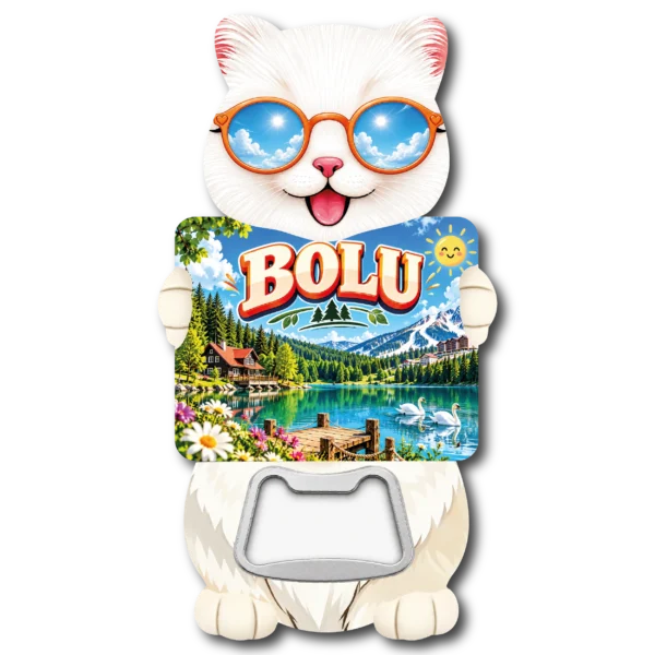 Bolu Kedi Acacak 02 magnetli şişe açacağı, TrendMagnets