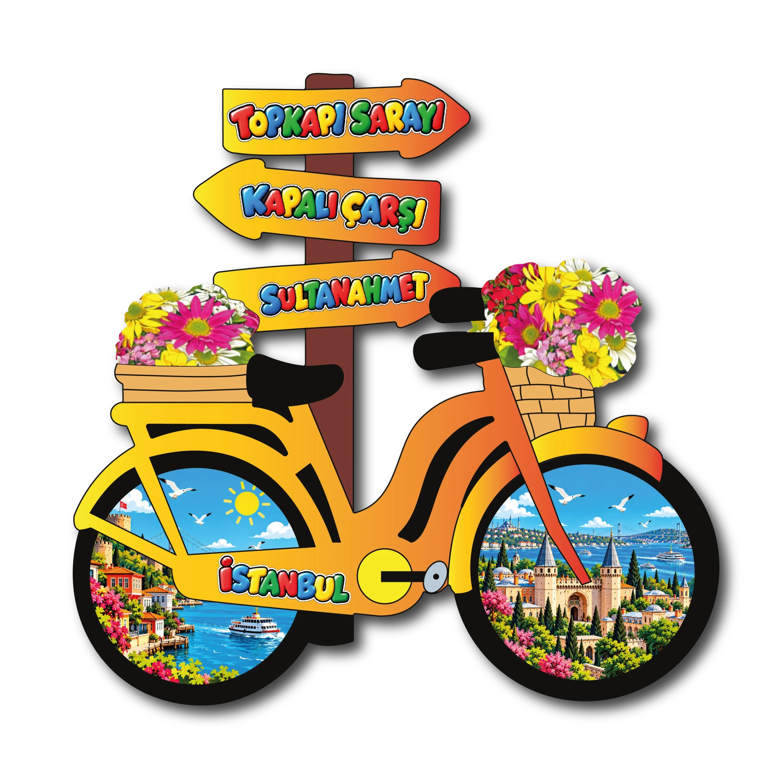 İstanbul Bisiklet 01 magnet modeli, TrendMagnets