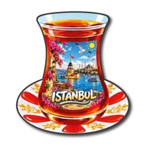 İstanbul Çay Bardağı 01 magnet modeli, TrendMagnets