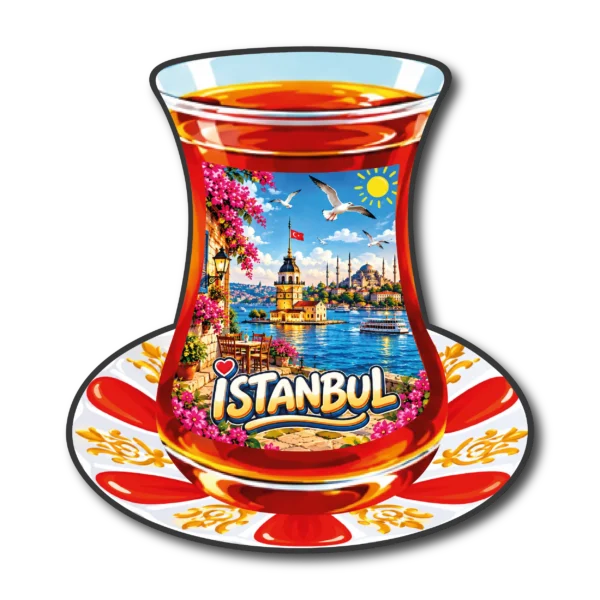İstanbul Çay Bardağı 01 magnet modeli, TrendMagnets