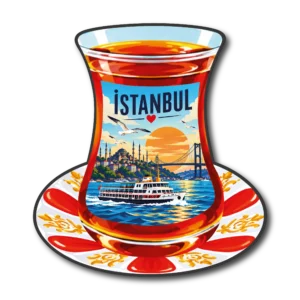 İstanbul Çay Bardağı 02 magnet modeli, TrendMagnets