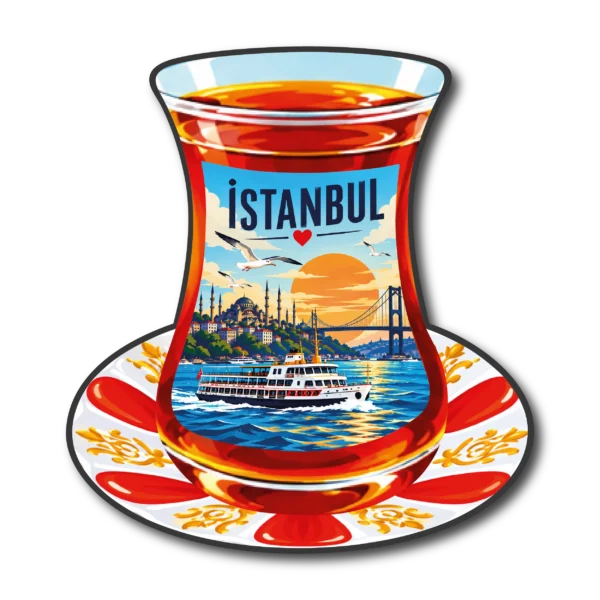 İstanbul Çay Bardağı 02 magnet modeli, TrendMagnets
