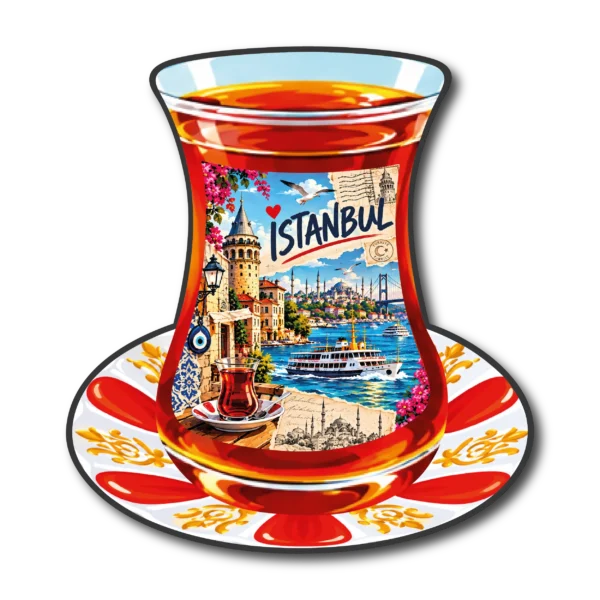 İstanbul Çay Bardağı 03 magnet modeli, TrendMagnets
