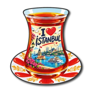 İstanbul Çay Bardağı 04 magnet modeli, TrendMagnets