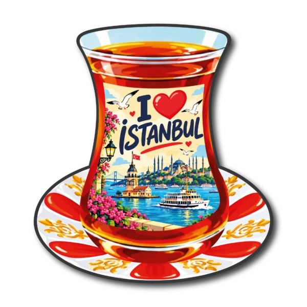 İstanbul Çay Bardağı 04 magnet modeli, TrendMagnets