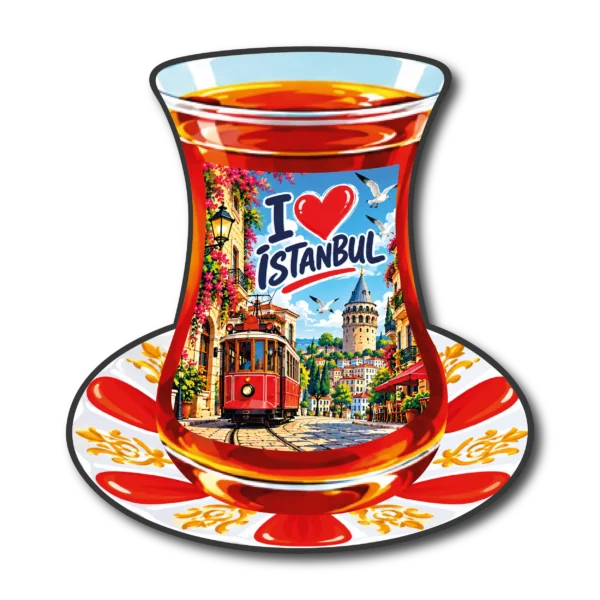 İstanbul Çay Bardağı 07 magnet modeli, TrendMagnets