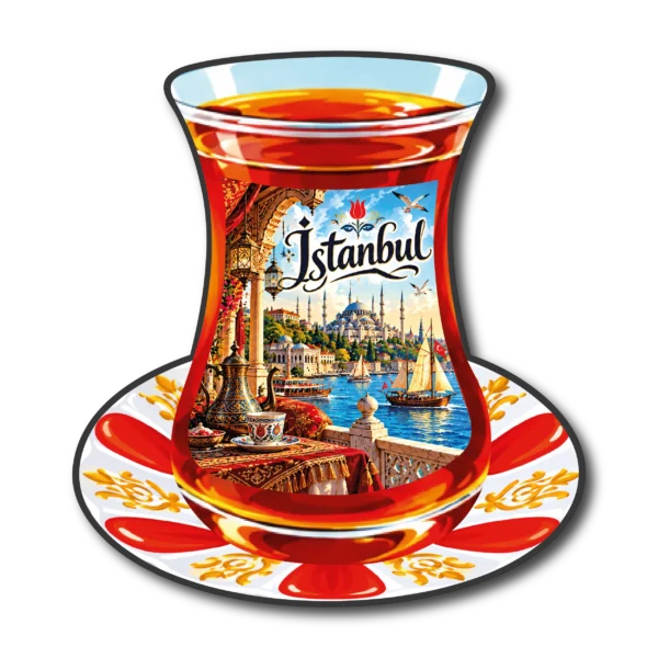 İstanbul Çay Bardağı 08 magnet modeli, TrendMagnets