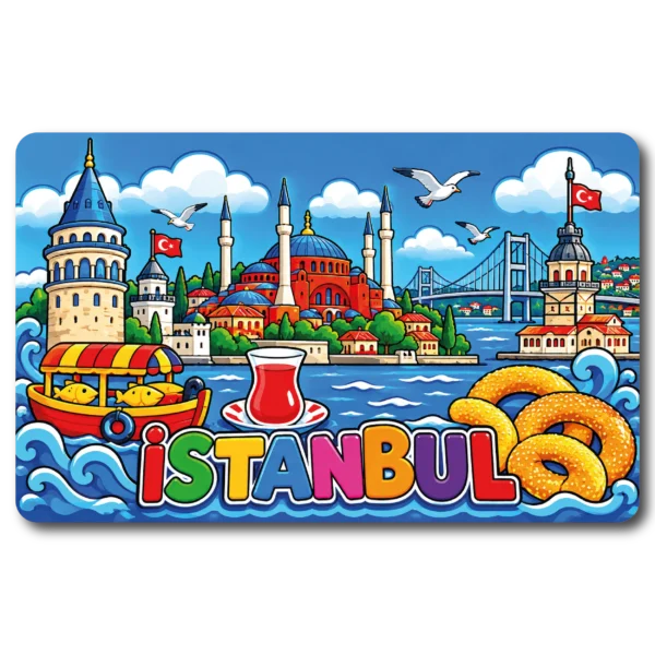İstanbul Düz 02 magnet modeli, TrendMagnets