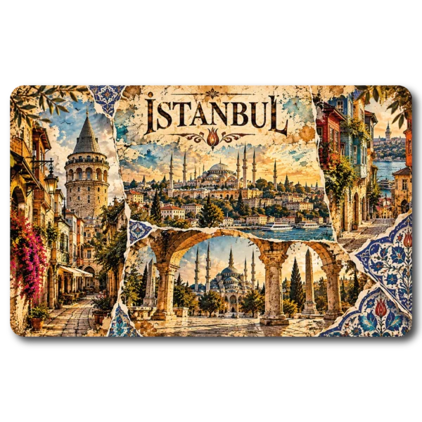 İstanbul Düz 03 magnet modeli, TrendMagnets