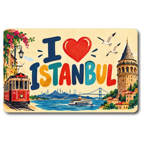 İstanbul Düz 04 magnet modeli, TrendMagnets