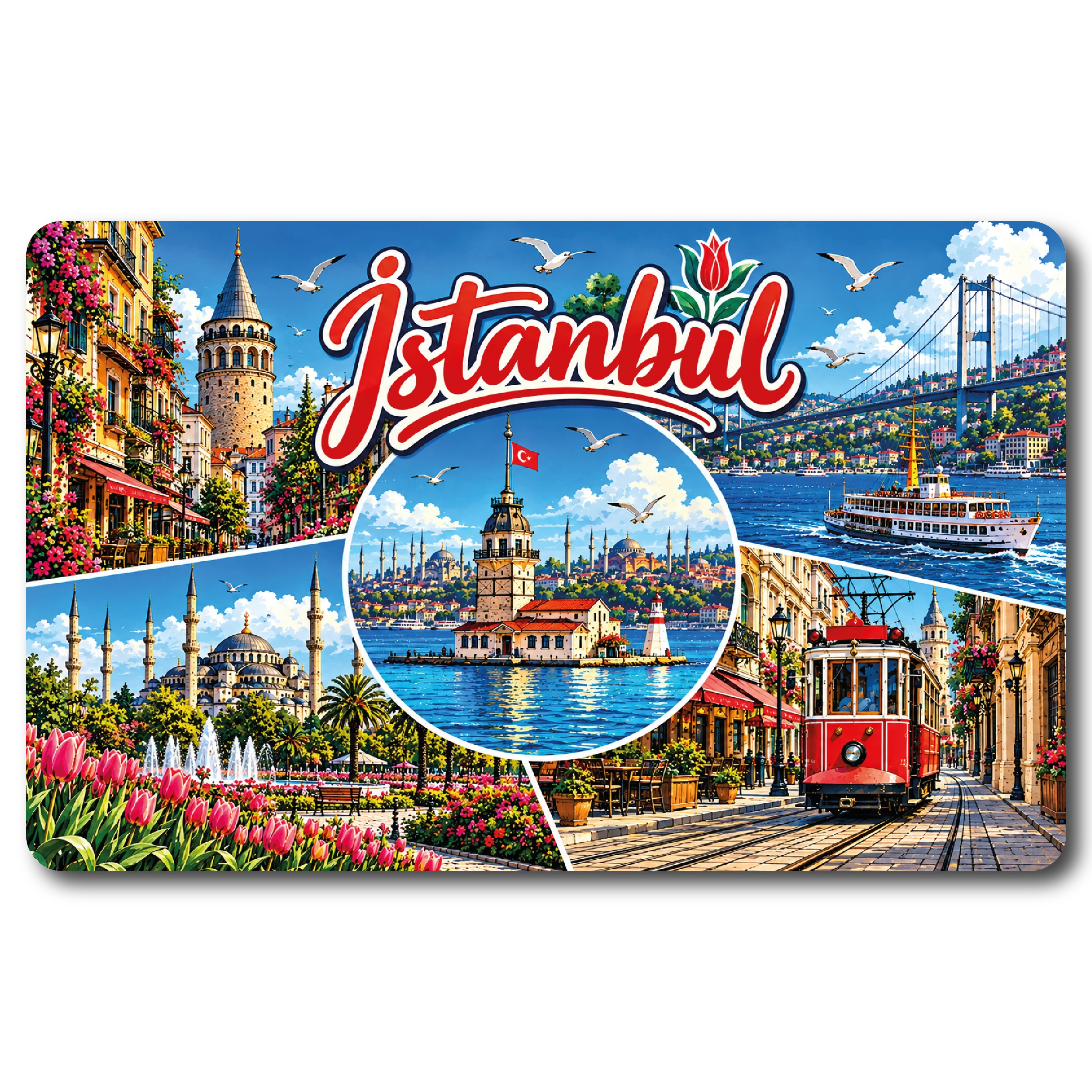 İstanbul Düz 05 magnet modeli, TrendMagnets