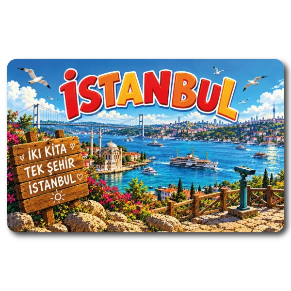 İstanbul Düz 07 magnet modeli, TrendMagnets