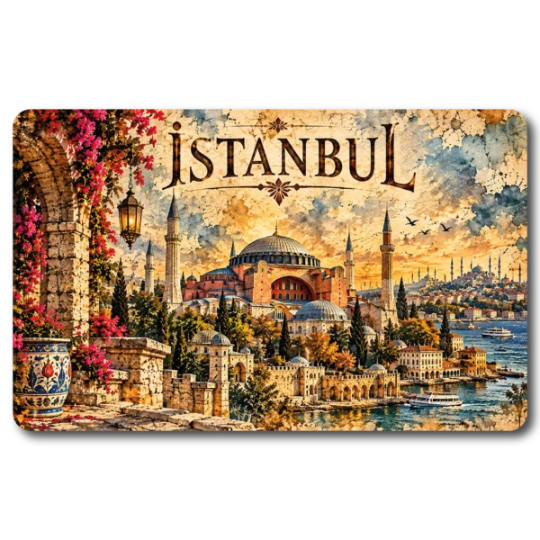 İstanbul Düz 08 magnet modeli, TrendMagnets
