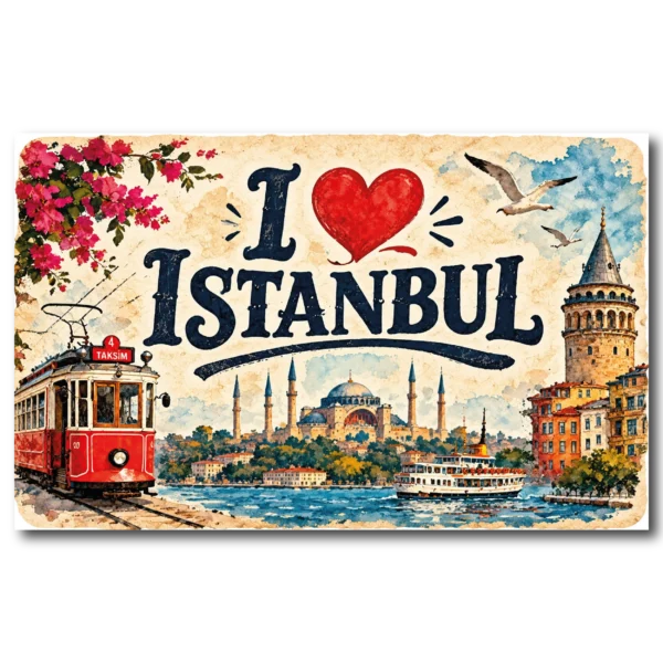 İstanbul Düz 09 magnet modeli, TrendMagnets