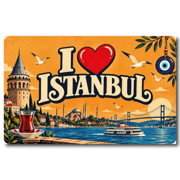 İstanbul Düz 11 magnet modeli, TrendMagnets