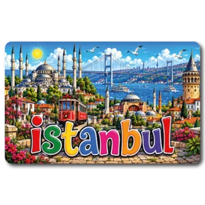 İstanbul Düz 12 magnet modeli, TrendMagnets