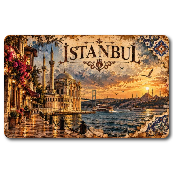 İstanbul Düz 14 magnet modeli, TrendMagnets