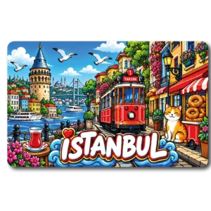 İstanbul Düz 15 magnet modeli, TrendMagnets