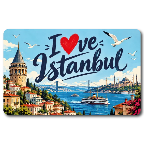 İstanbul Düz 16 magnet modeli, TrendMagnets