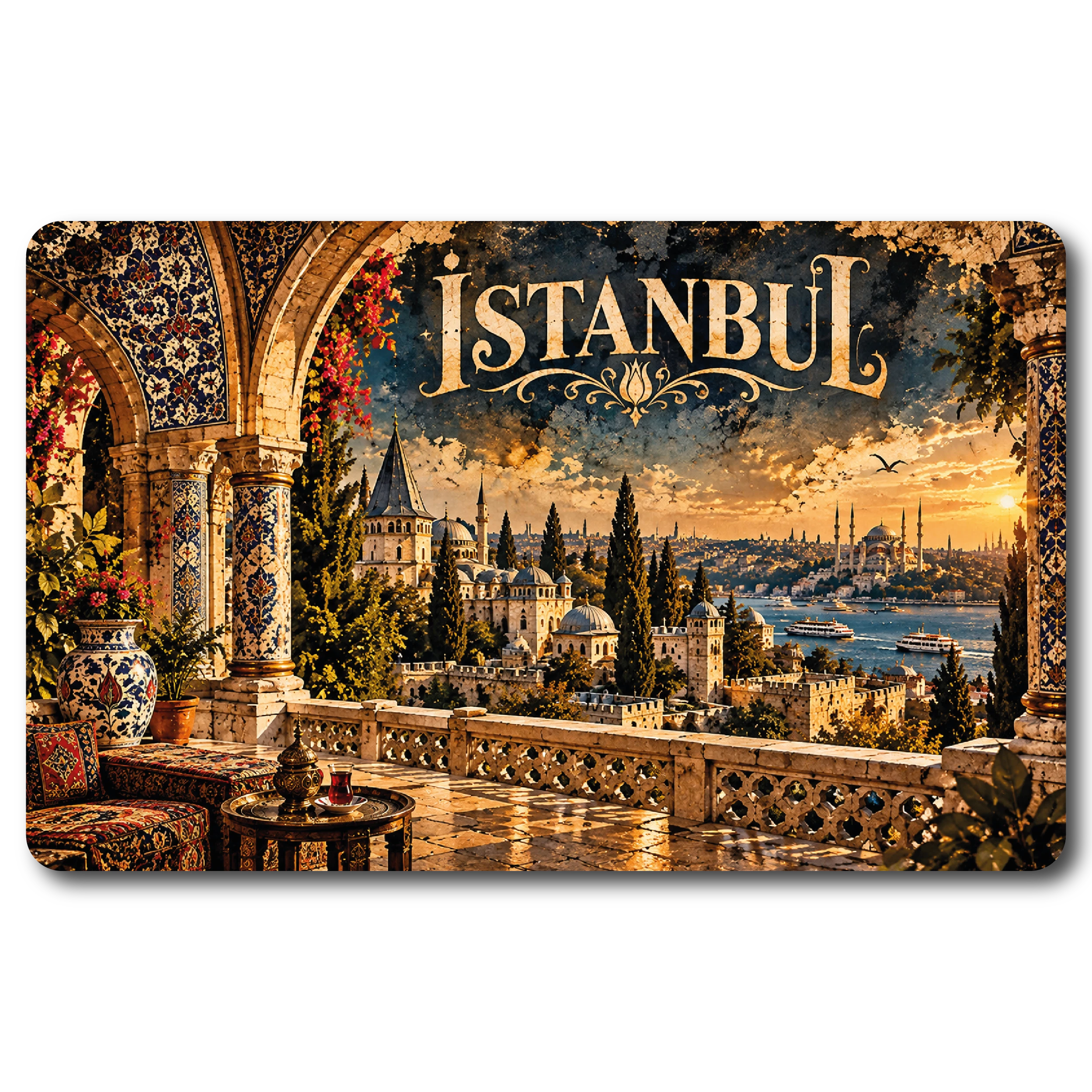 İstanbul Düz 17 magnet modeli, TrendMagnets