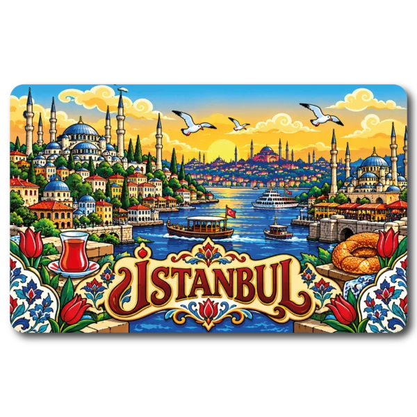 İstanbul Düz 19 magnet modeli, TrendMagnets