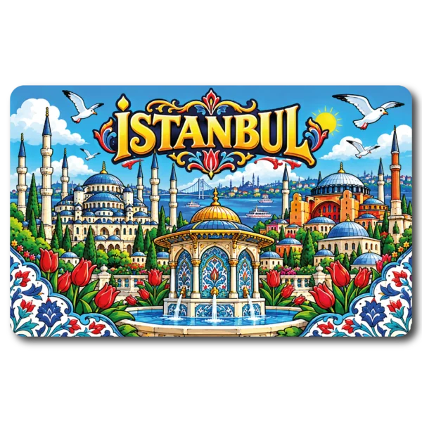 İstanbul Düz 20 magnet modeli, TrendMagnets