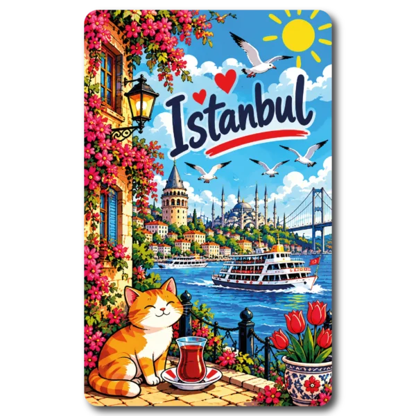 İstanbul Düz 21 magnet modeli, TrendMagnets