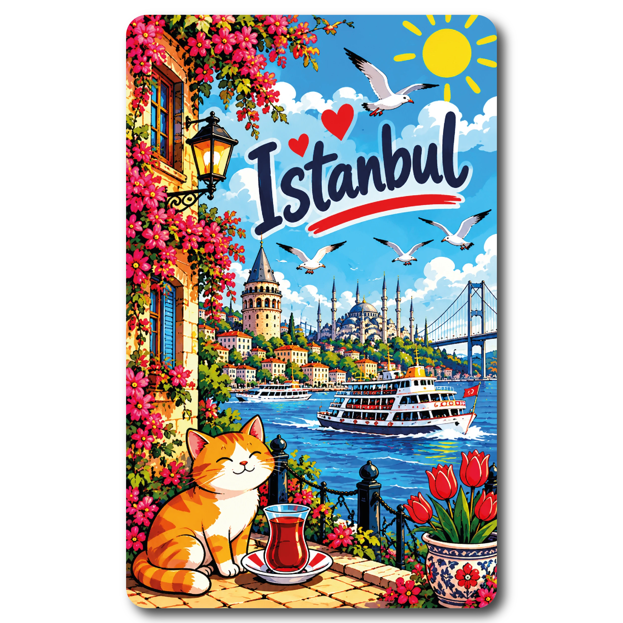 İstanbul Düz 21 magnet modeli, TrendMagnets